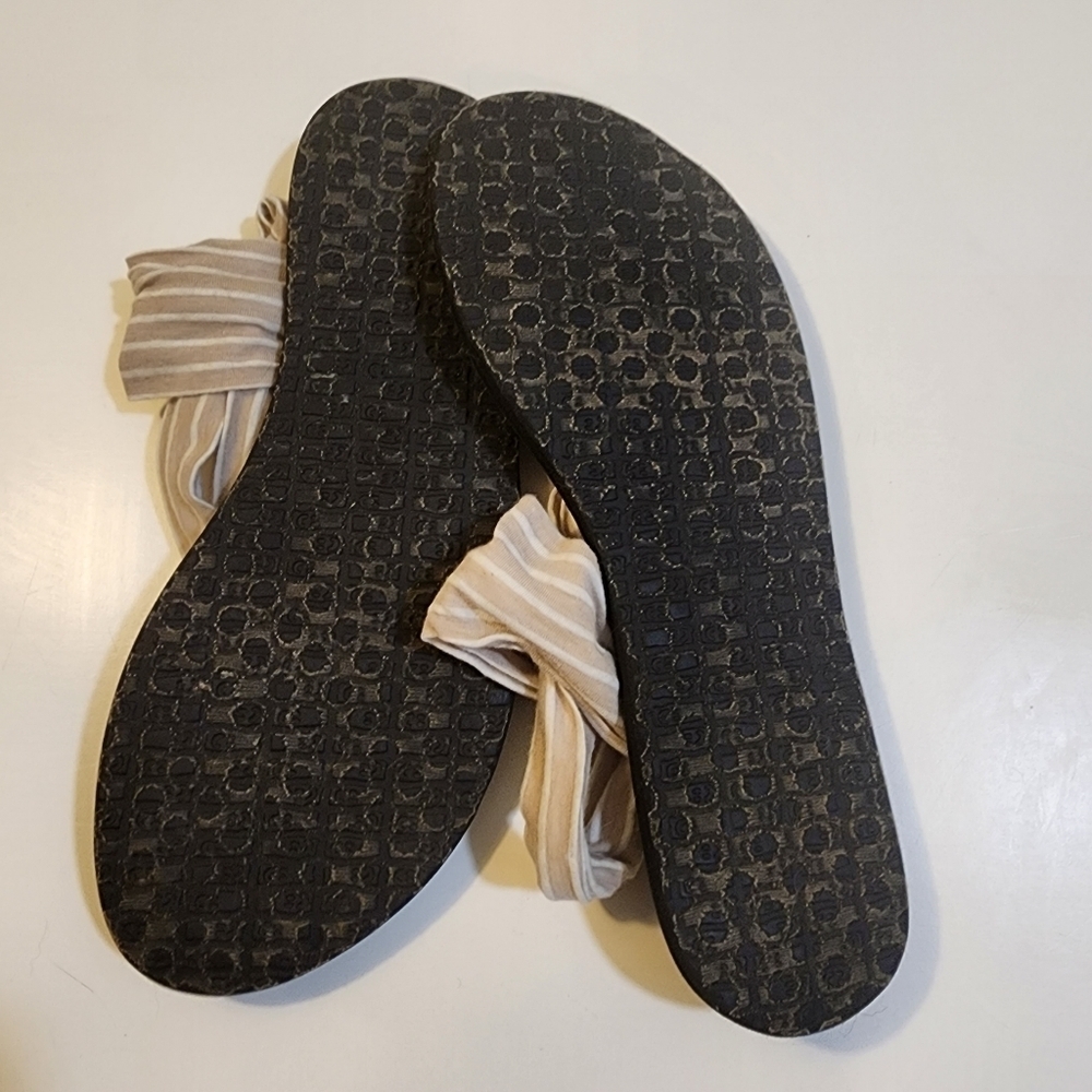 SANUK Yoga sling Fabric sandals size 9 - Picture 6 of 10